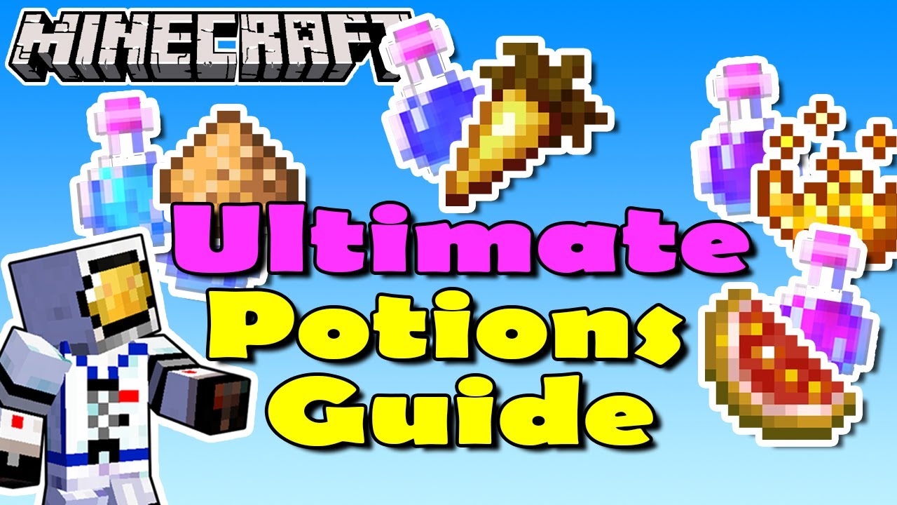 Top 10 Potions! Minecraft How to Make Potions! Complete Potion Brewing Guide!