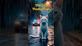 This White Cat Warned Police… What They Found Is Shocking  #shorts #viral #trending