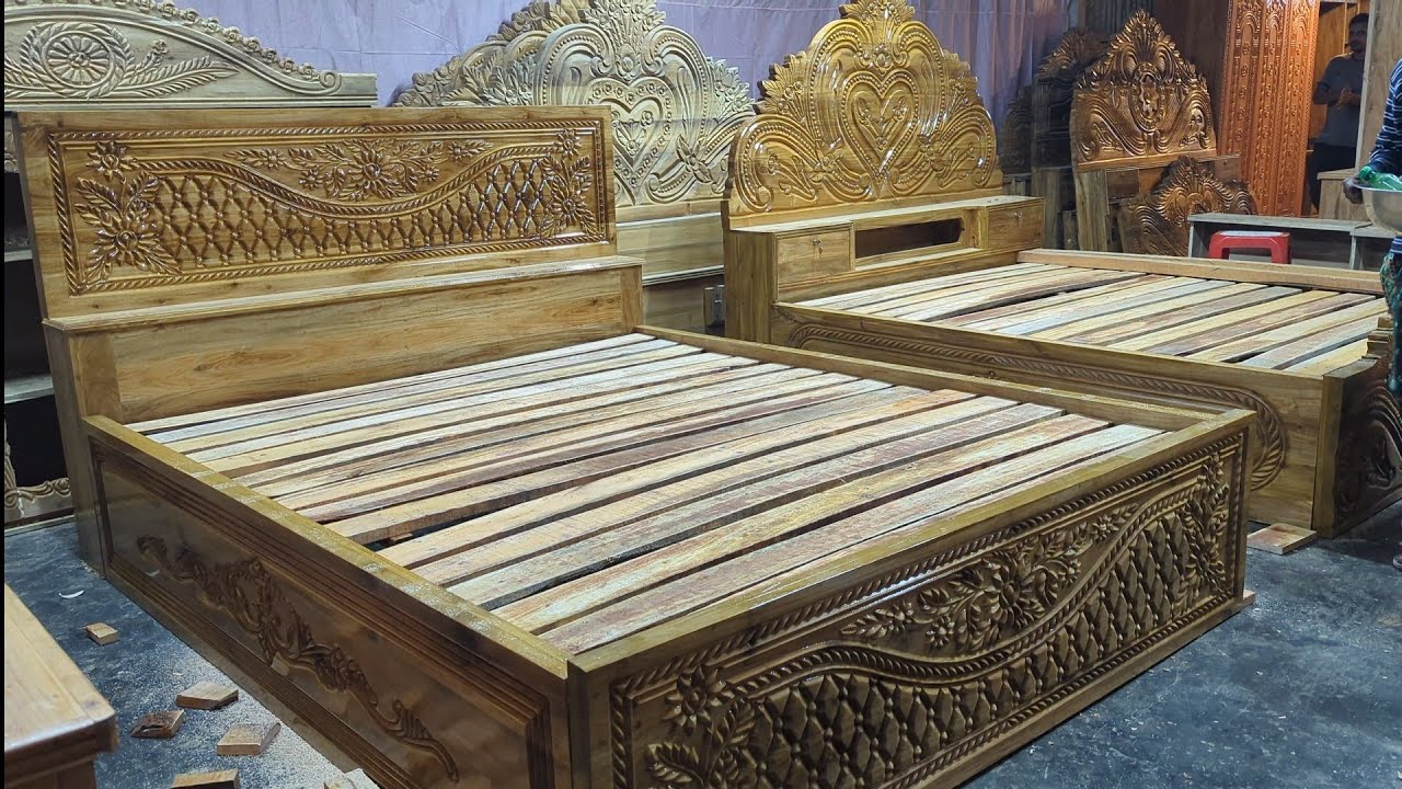 || ২০২৫ সালের সম্পূর্ণ নতুন মডেল ও জনপ্রিয় দুইটি ফুল বক্স খাট || নতুন মডেলের ফুল বক্স খাট ||