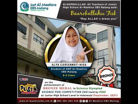 Alhamdulillah, Prestasi Agustus-September 2021 Santriwati SMP Al-Maahira IIBS Malang