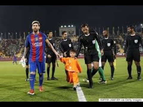 メッシ こどもたちに夢を与え続けるメッシ 感動 Messi Meets His Biggest Fan Football Youtube