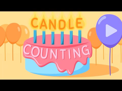Candle Counting Game(Funny Kids Game Videos)