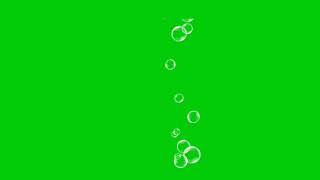 Fonds vert gratuit : bulles {7}