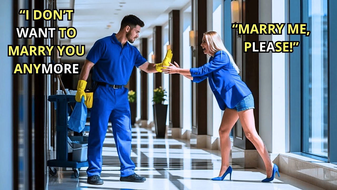 Романтичная миллиардерша умоляет своего отца-уборщика: «Выходи за меня замуж, я сделаю тебя богат...