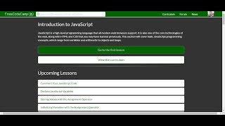 FCC - Basic JavaScript - Introduction To JavaScript - Challenges 1 - 17