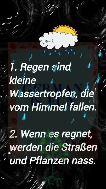 How To Describe Rain In German Language germanisfun376 YouTube how-to-describe-rain-in-german-language-germanisfun376-youtube