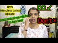 KVS interview preparation and update 🔥 contractual me nhi hua to kya kre 🤔 mains bhi aisa hi hoga?😱
