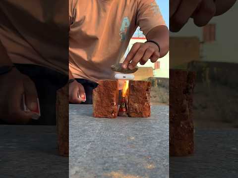 Diwali Anar 💥Vs Ear buts #experiment #fairworks #anar #shorts #shortsfeed