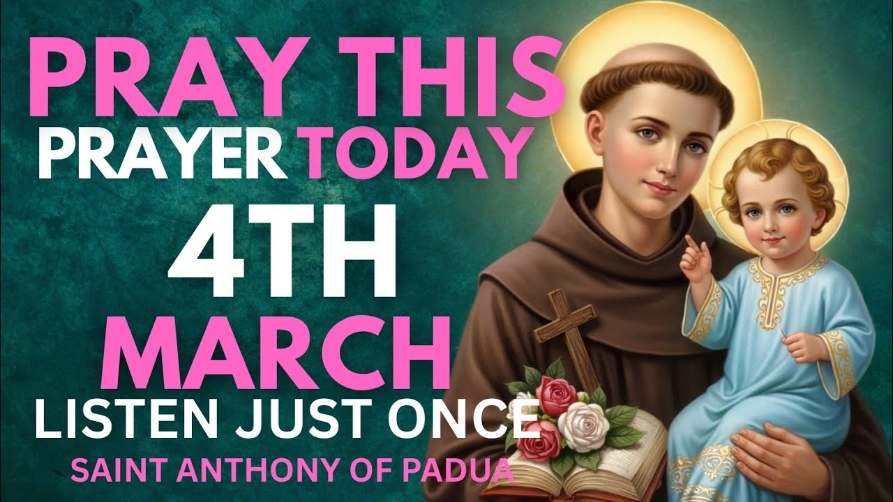 STRONG PRAYER TO RECEIVE URGENT AND QUICK HEALING AND  MIRACLE FROM ST. ANTHONY OF PADUA