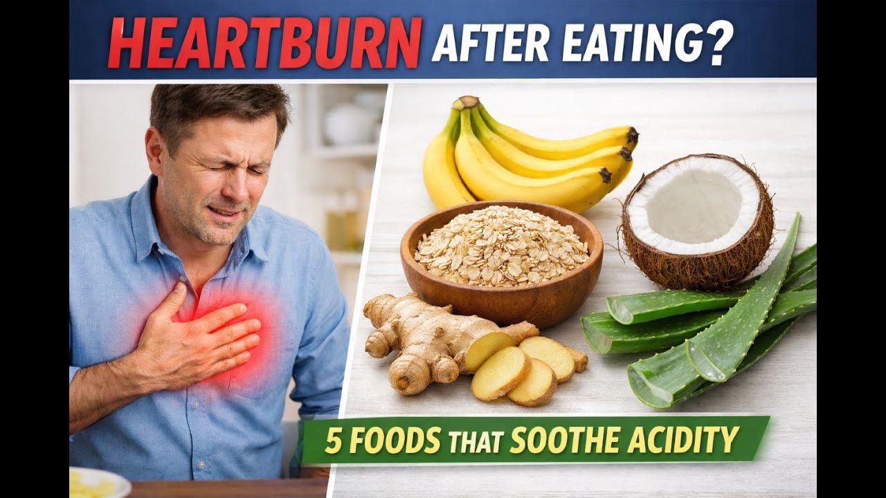 Say GOODBYE to Acid Reflux with These 5 HEALING Foods