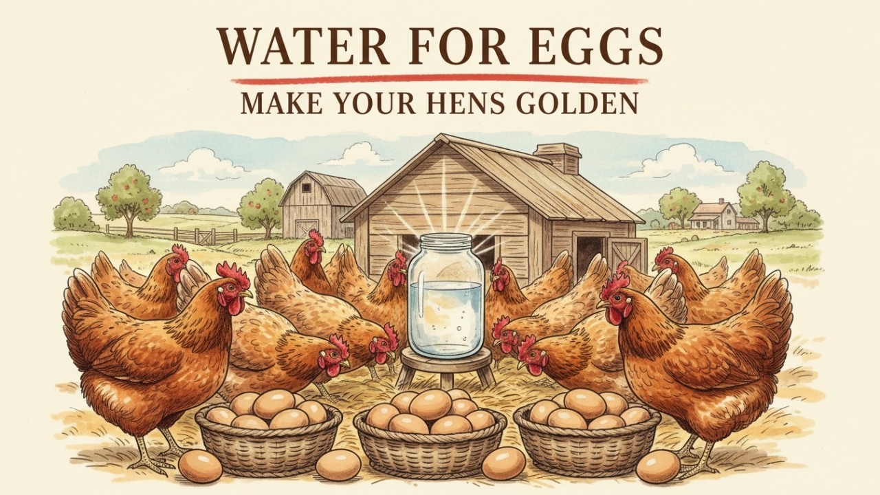 The secret of water: how I got 600 eggs a month from 20 hens and stopped believing factory myths