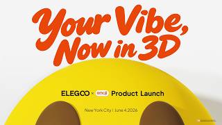 NYC Product Launch Recap |  ELEGOO × emoji® Centauri Carbon 2 Combo