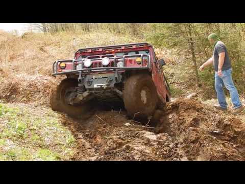 HUMMER H1 Extreme Off-Roading on Mud Hills