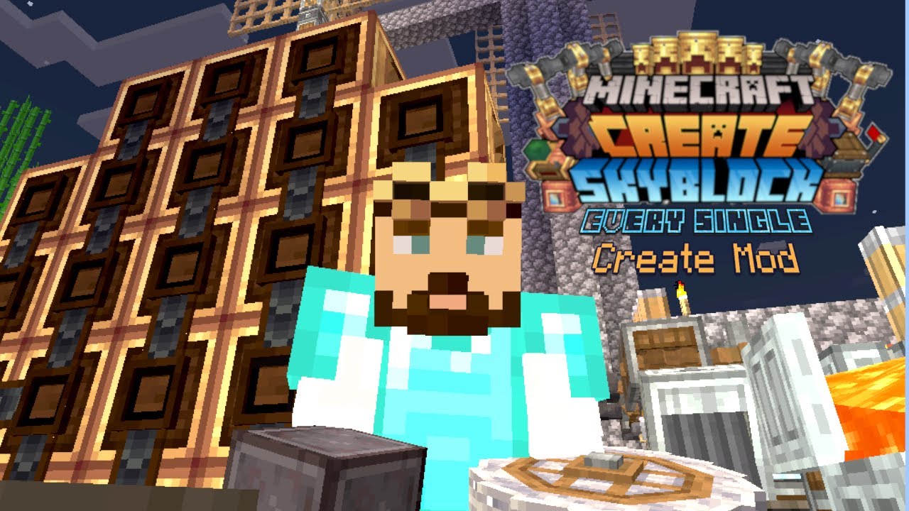 Skyblock Mod. Create I Continued Playing Every Single Create Mod Addon in Minecraft Skyblock ...