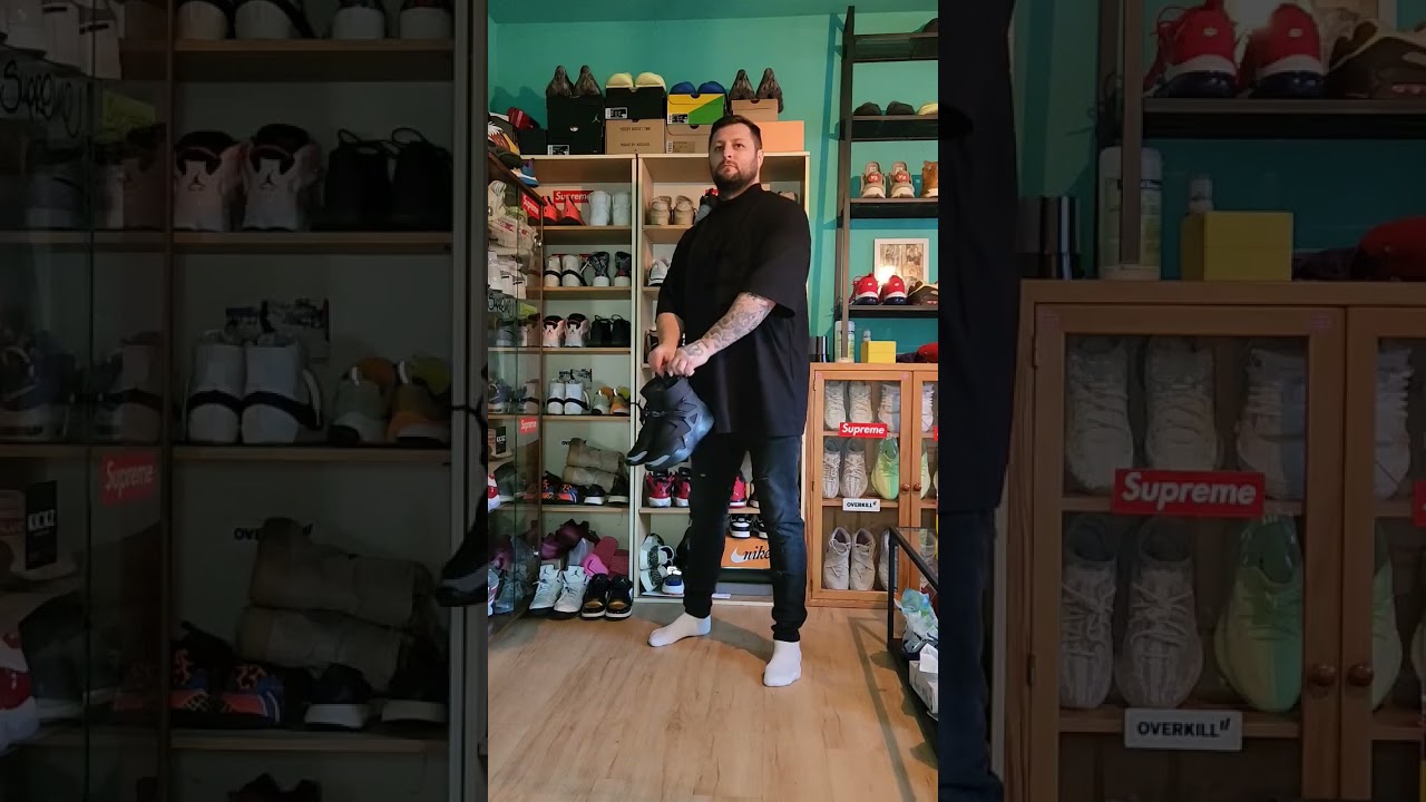 into full Fear of God Essentials Black outfit with Nike Fear of God 