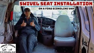 Swivel Seat Installation on a Ford Econoline Van - Swivel Bases from Blingmyrig
