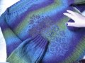 Женский пуловер из Кауни. Обзор пряжи Кауни, сравнение с пряжей Дундага