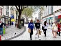 Walking around cardiff city centre wales 