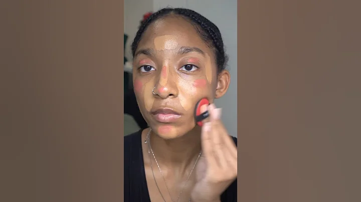 Trying Douyin makeup for Black girls! Inspo @miiblue.store