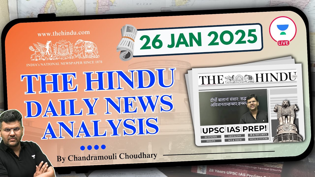 26 January 2025 | The Hindu Daily News Analysis | Jan Current Affairs ...