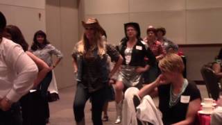 2016 Employee Recognition Dinner Line Dance