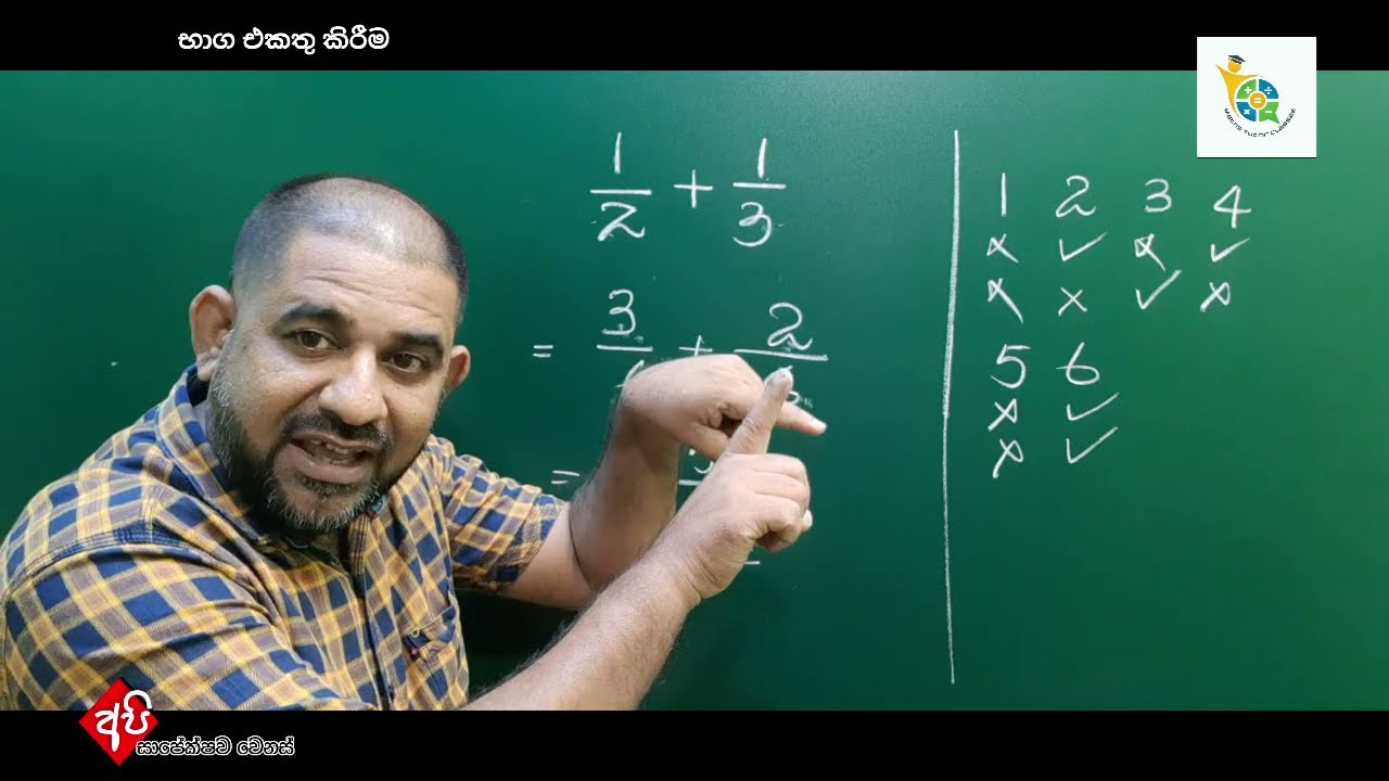 5 Grade /4 Grade/3 Grade /maths/Susil Aththanayaka /භාග එකතු කිරීම