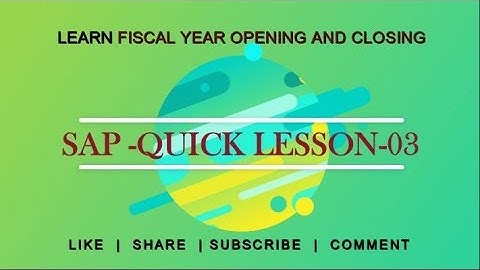 How to do Year End Closing |Carry Forward  balance in SAP ? Learn in 5 Min Quick Lesson | SAP FICO