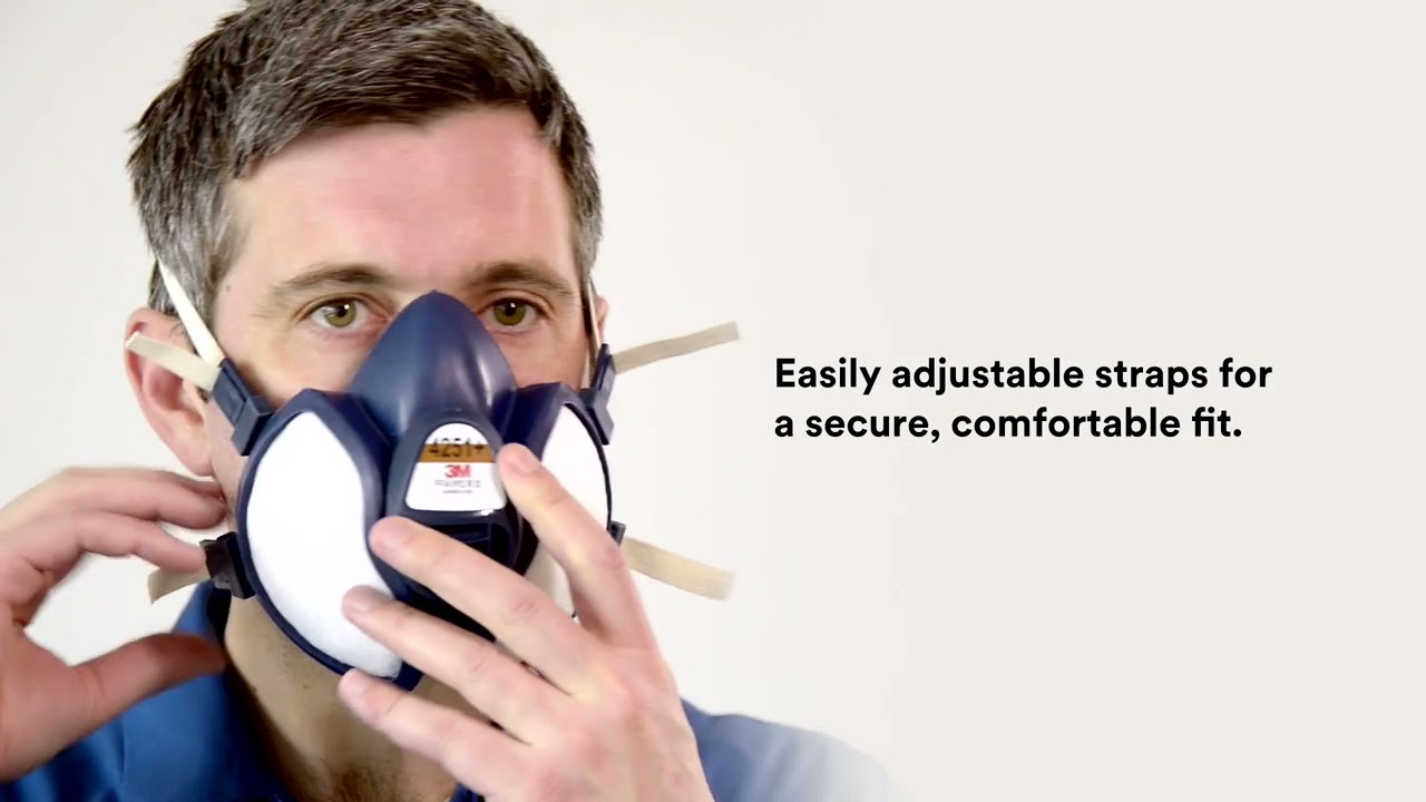 3M Maintenance Free Reusable Half Mask 4000+ Series Features Video