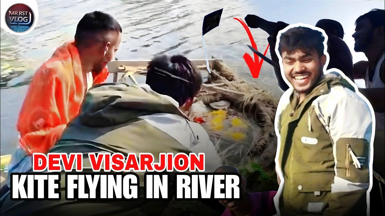 DEVI VISARJION IN RIVER OF VILLAGE 🤗❗RST GAMING |#saraswati #visarjan #youtube #villagelife 
