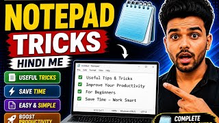 Notepad Tutorial | Simple Tips and Tricks for Beginners