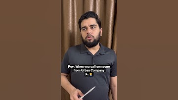 When you call someone from Urban Company 👨‍🔧 #ytshorts #comedy #sachinawasthi #mumbai #shorts #