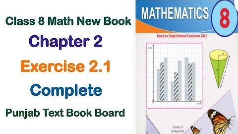 8th Class Math New Book 2023 Exercise 2.1 || Class 8 Math Chapter 2 Ex 2.1 || SNC