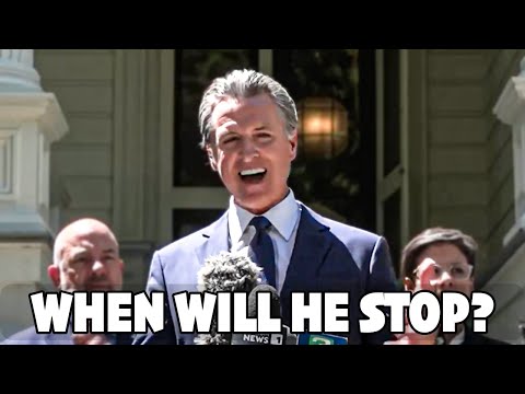 Gavin Newsom CAUGHT Lying While Giving The Most Hilarious Speech Ever