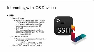 3.4 FREE IOS Pentest Course - Interaction via SSH + libimobiledevice