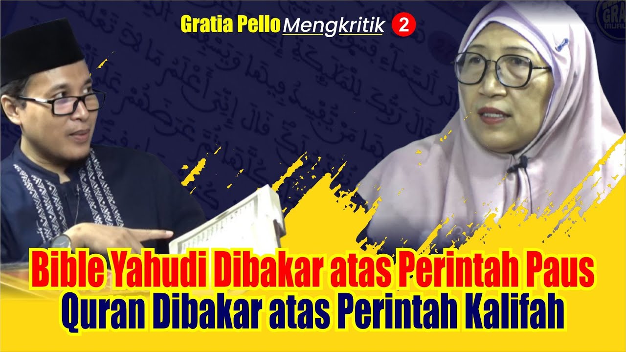 Bible (Taurat) Yahudi Dibakar atas Perintah Paus || Quran Dibakar atas Perintah Khalifah