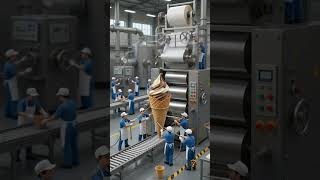 Tiny Workers Make a GIANT Ice Cream 🍦🏭
