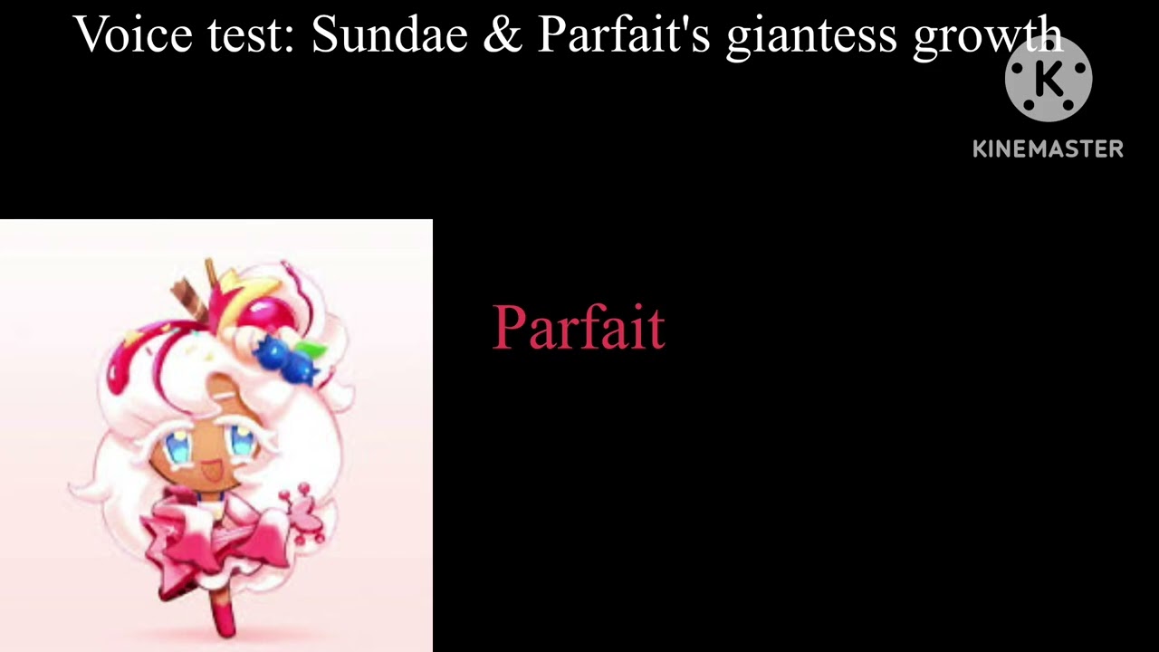 Sundae & Parfait's giantess growth (voice acting test)
