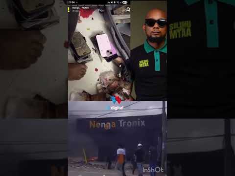 KWA MARA KWANZA BILLNASS AONESHA VITU VILIVYOUNGUA KWASABABU YA VURUGU ZA MAANDAMANO 