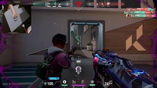 split! Florescent Reyna Valorant RANKED Gameplay Full Match VOD