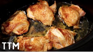 Slow Cooker Bone-in Chicken Thighs