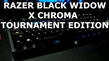 Razer Black Widow X Chroma Tournament Edition Review