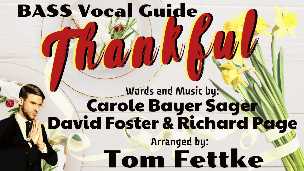 Thankful with "Thanks to God" || SAB || Bass Vocal Guide
