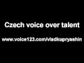 Czech voice over talent