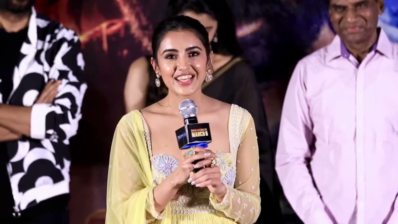 @Bhimaa Malvika Sharma Speech Trailer Launch Event  T Gopichand  Malvika Sharma