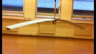 Tip jet/fan rotor test 4, 7g/W EDFpowered rotor