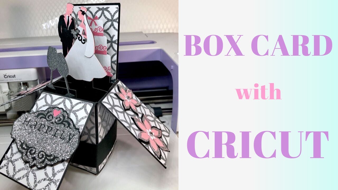 Download Box Card With Cricut Iron On Wedding Style Youtube