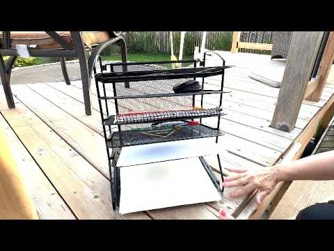 Honest Review of Metal Mesh Letter Desk Organizer Desktop