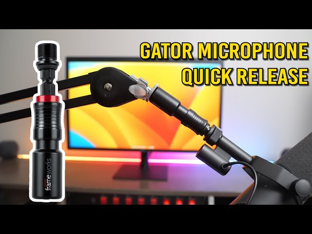 Быстросъемный держатель для микрофона GATOR FRAMEWORKS GFW-MIC-QRTOP Quick Release Mic Attachment