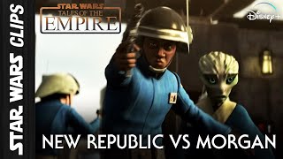 New Republic vs Morgan Elsbeth's Forces  |  Star Wars Clips