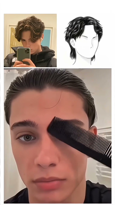 How to Make a Middle Parted Hairstyle? | Men's Middle Parted Hairstyle (Detailed)